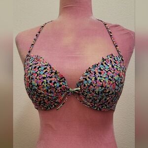NWOT Victoria's Secret "The Fabulous" Push-Up Halter Bikini Top/Bottom